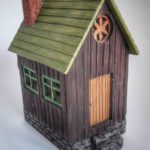 Căsuță decorativă cu mobilier traditional