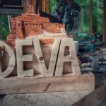 Fund de lemn pentru servit pește