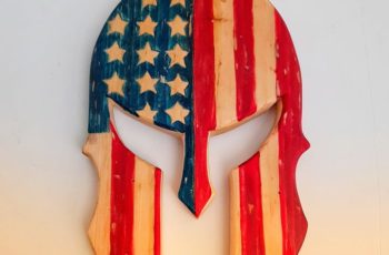 Tablou personalizat de perete - mască supererou american