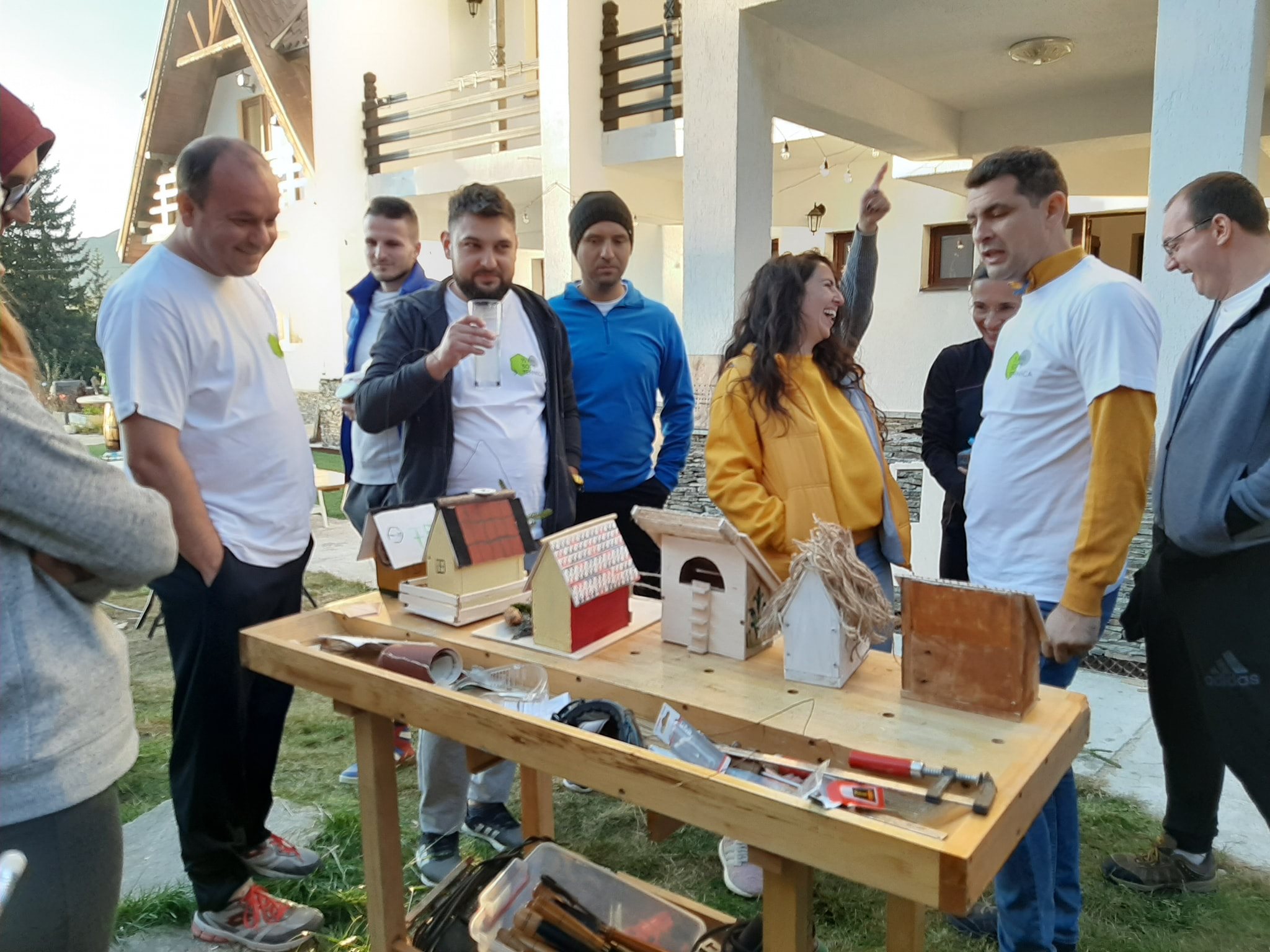 Team building cu echipa Soft Tehnica la pensiunea Cetina Rânca