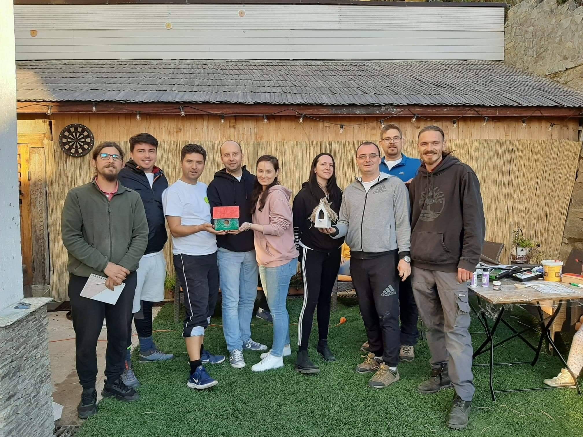 Team building cu echipa Soft Tehnica la pensiunea Cetina Rânca