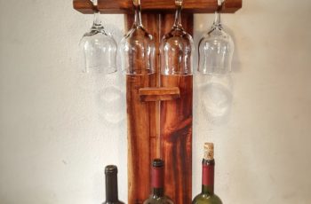Suport pentru sticle și pahare de vin