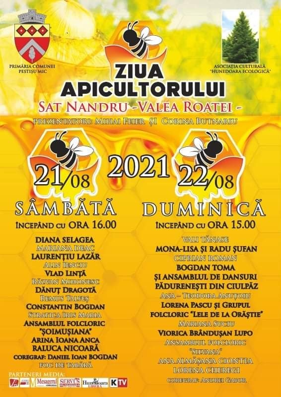 Lemnaria lui Radu la Ziua Apicultorului (sat Nandru, comuna Pestisu Mic, judetul Hunedoara) - august 2021